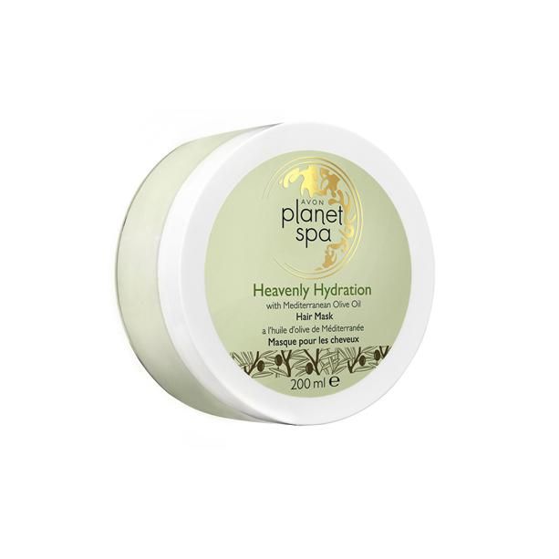 Hydratační maska na vlasy s olivovým olejem Planet Spa - (Heavenly Hydration with Mediterranean Olive Oil Hair Mask) - 200ml Avon