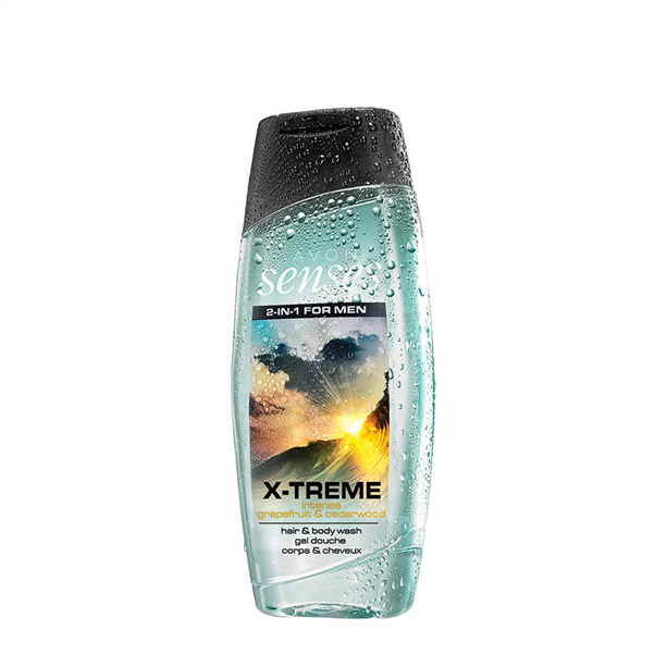 Avon Senses Sprchový gel na tělo a vlasy Xtreme for men 500ml