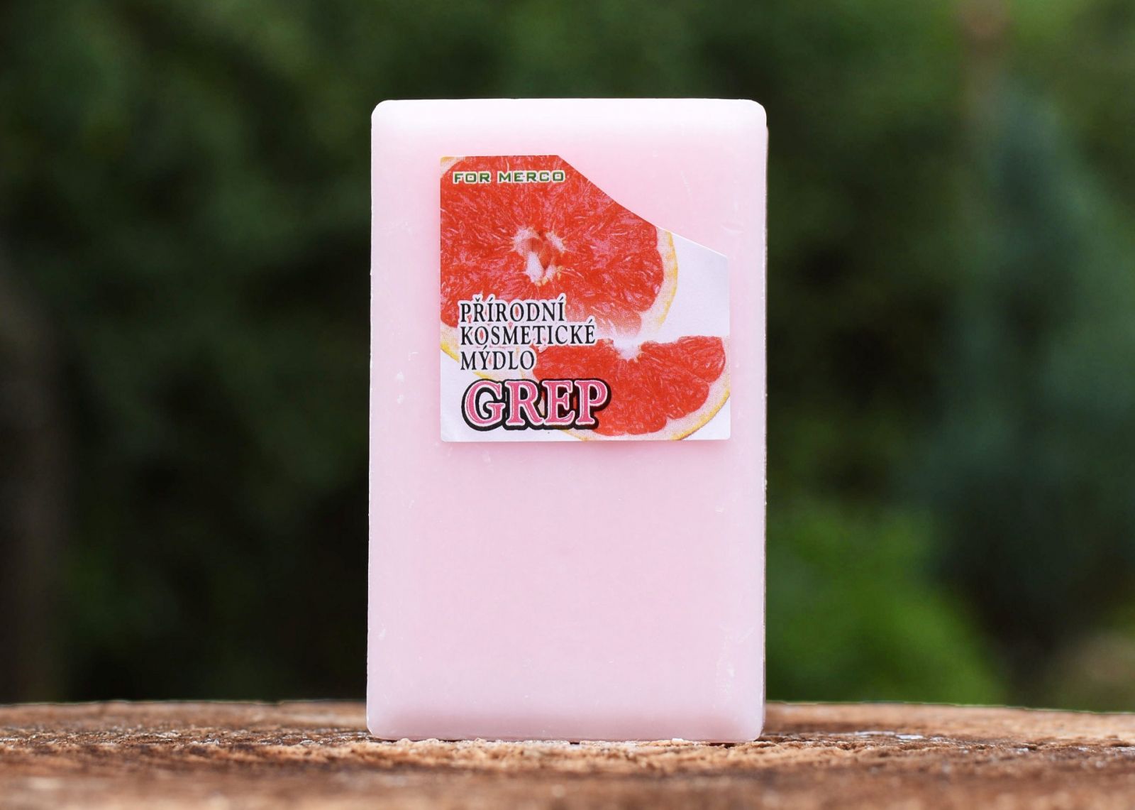 Přírodní kosmetické mýdlo grep 90g For Merco