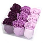 Sada 9 Mýdlových květů - Levandulové růže AWGifts