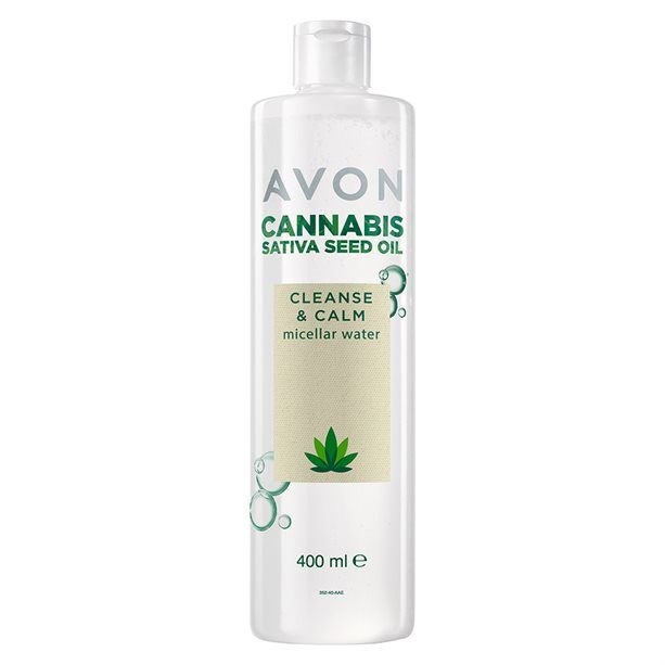 Cannabis Santiva Seeds Oil Micelární čisticí pleťová voda s olejem z konopných semínek 400 ml Avon