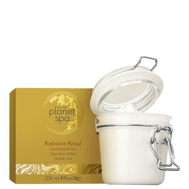 Planet Spa Radiance Ritual tělové máslo (Golden Body Butter) 200 ml Avon