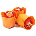 Sada 3 Mýdlových květů - Broskvové růže AWGifts