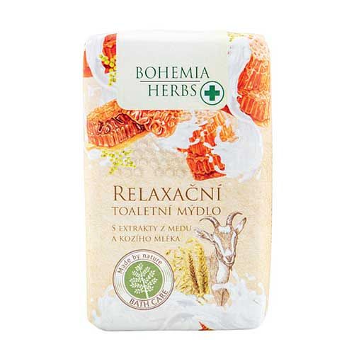 Toaletní mýdlo med a kozí mléko 100 g Bohemia Gifts